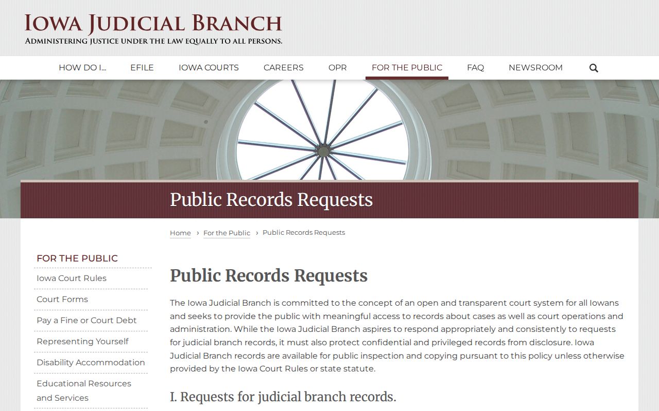 Carroll County warrant records verbal and written court request rules